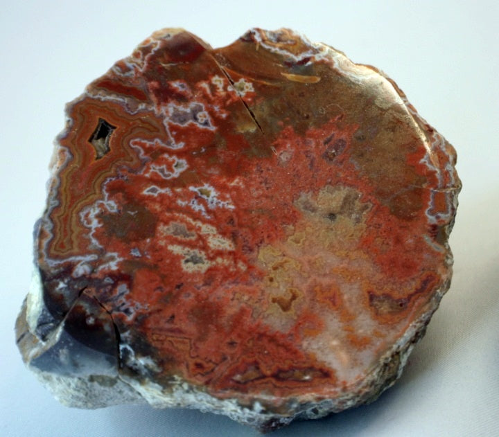 Agate: Dryhead Agate pair from Big Horn River, Montana