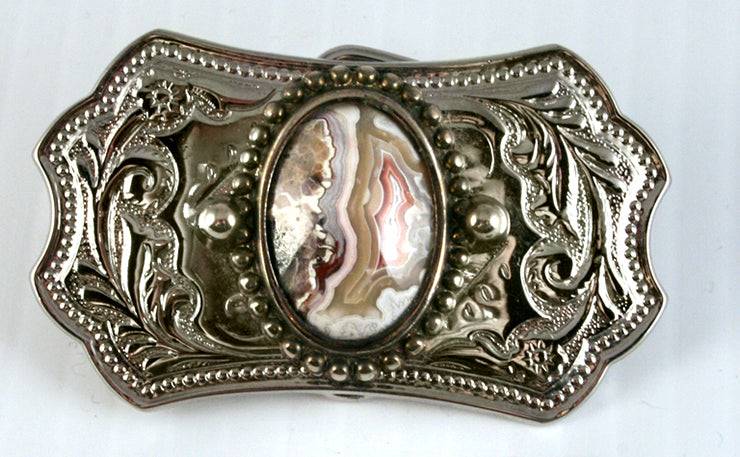 Agate shop belt buckle