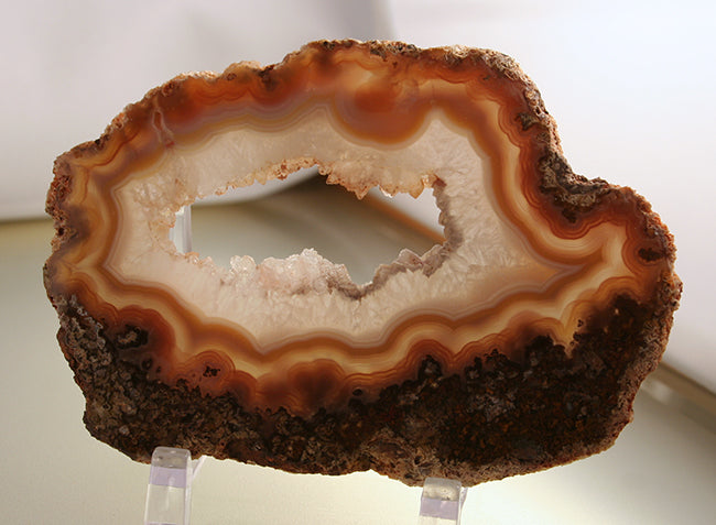 Agate Slab - Laguna Agate Slab with open center from Ojo de Laguna.