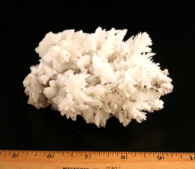 Crystal - Aragonite Crystal Cluster with Microcrystals of smoky quartz from Mexico