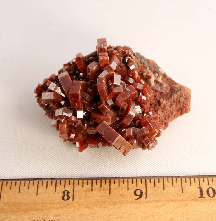 Crystal - Vanadinite cluster from Morocco
