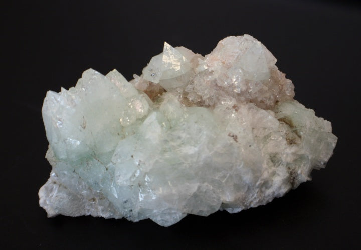 Apophylite cluster front view