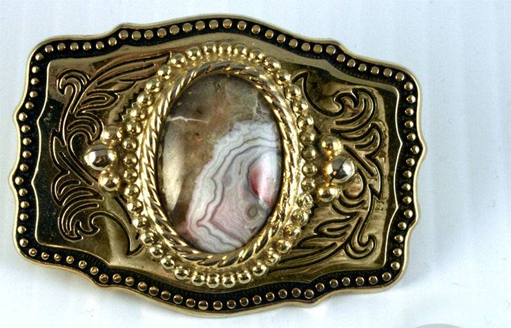 40505 Belt Buckle with crazy lace cab - small size