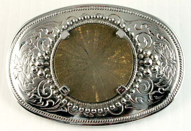 40518-Belt buckle with Pyrite sun cab