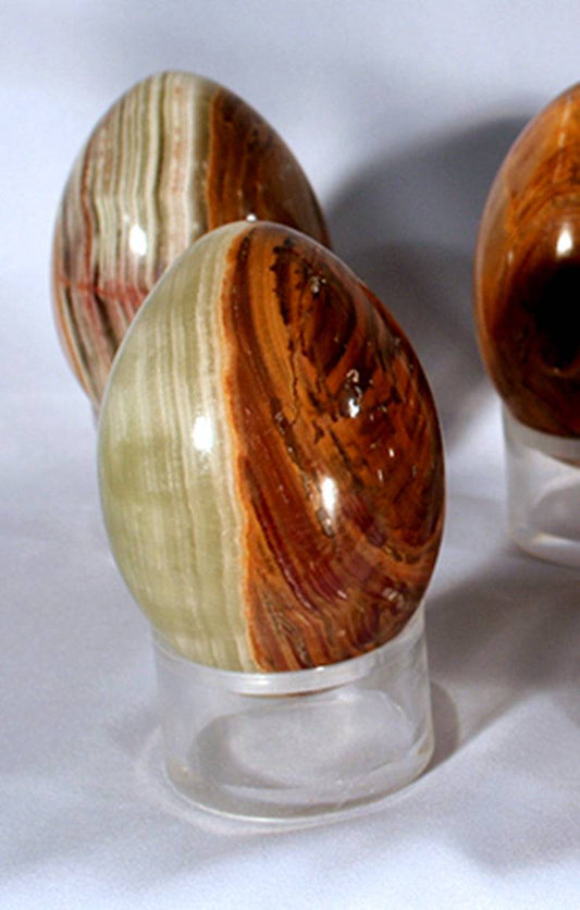 60137_Egg of Mexican Onyx in green and brown