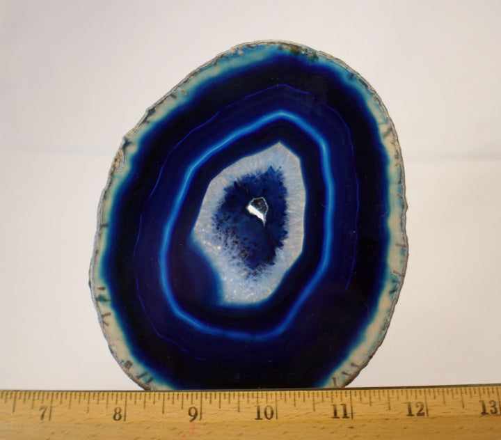 agate slab with index for size