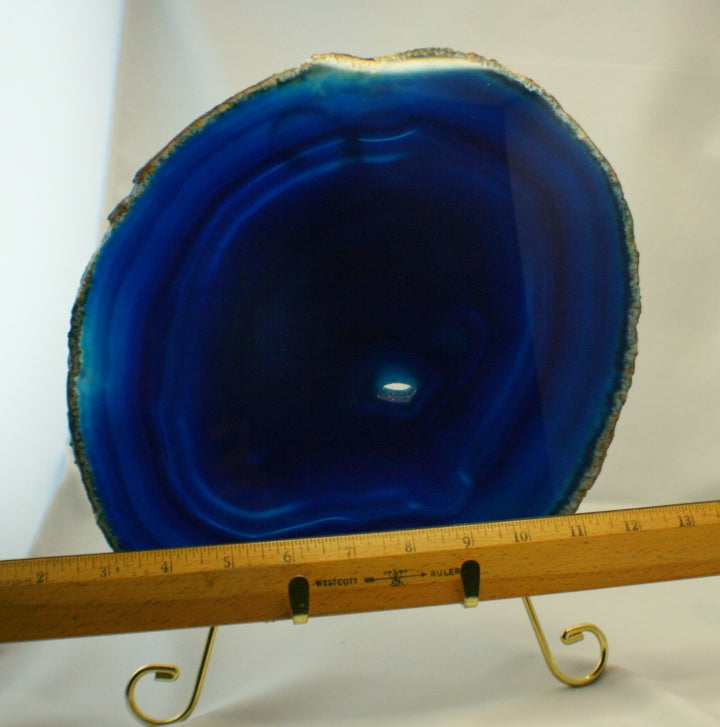 Large agate slab with ruler for scale