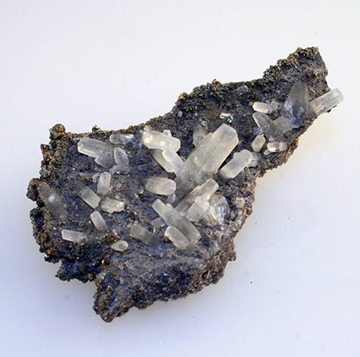 10112 quartz, pyrite on matrix