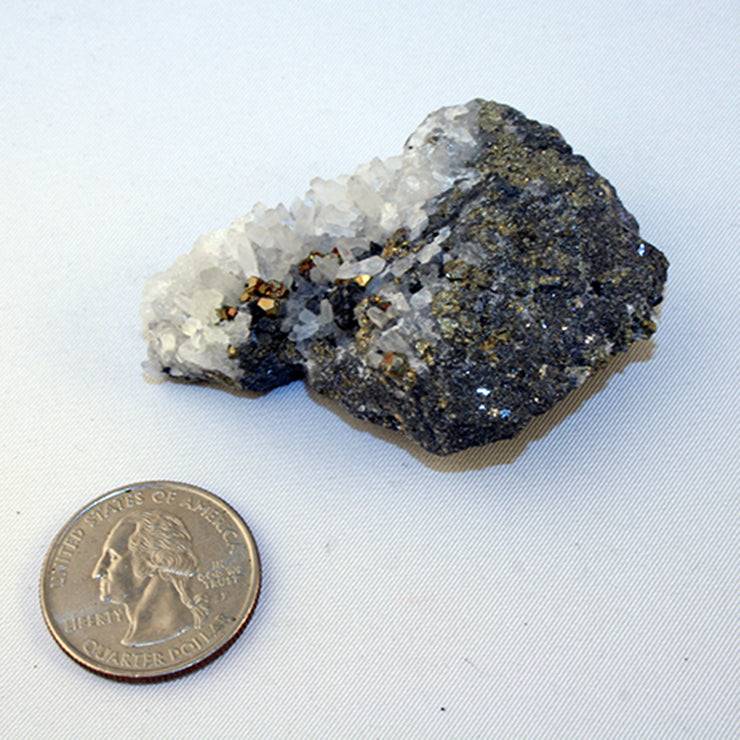 10125 Quartz crystals and pyrite-index