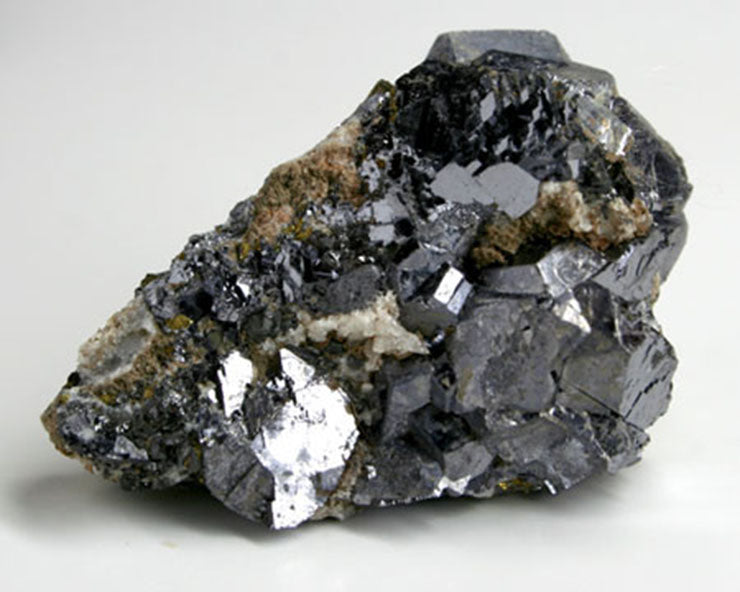 10120_galena, calcite and pyrite -front view