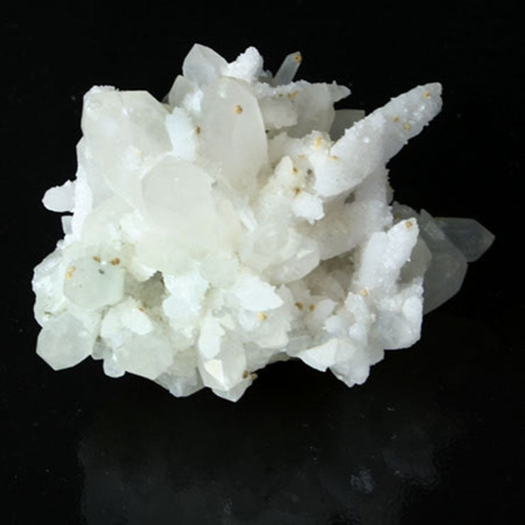 10145-Quartz, calcite crystal cluster - side 2