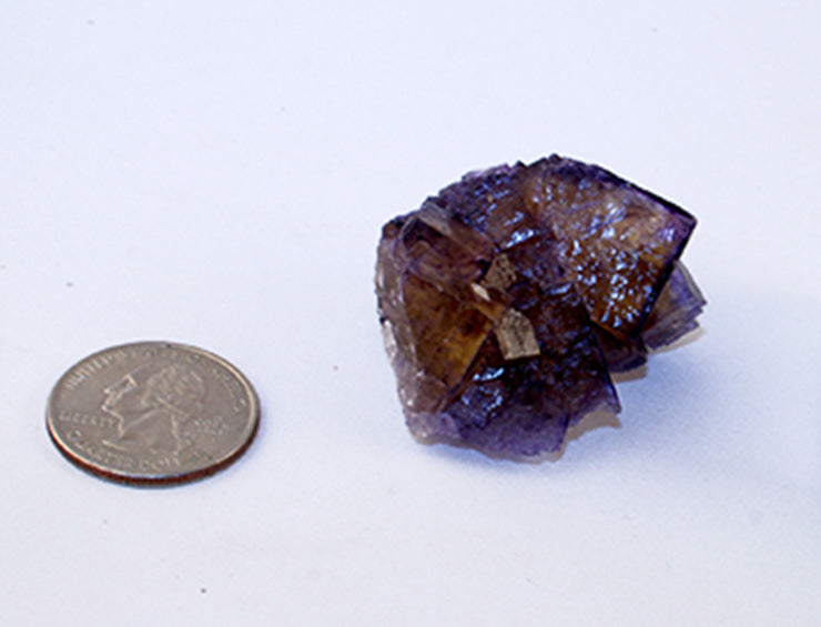 Fluorite crystal cluster - index