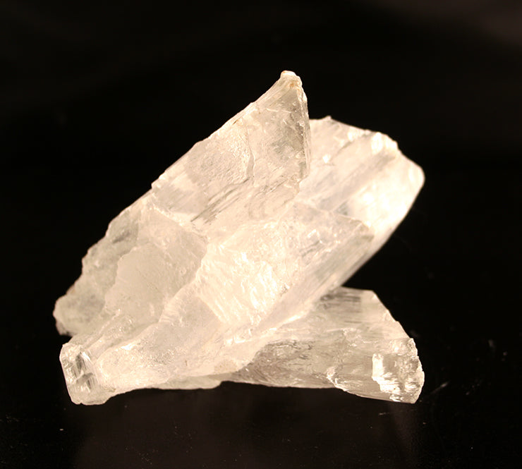 Selenite Crystal cluster - back view 2