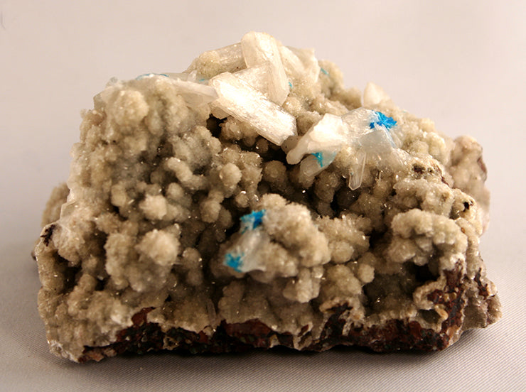 10298_Pentagonite and Stilbite with Mordenite-front view