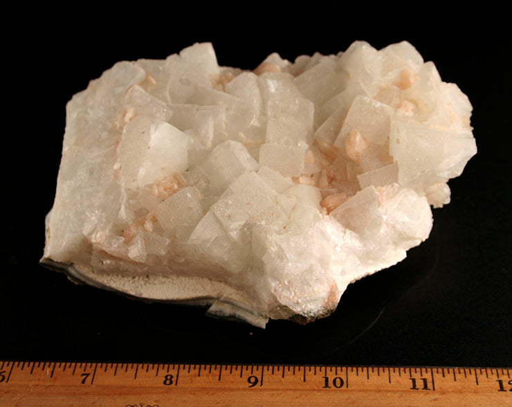 Crystal - Hydroxyapophylite crystals with stilbite spears