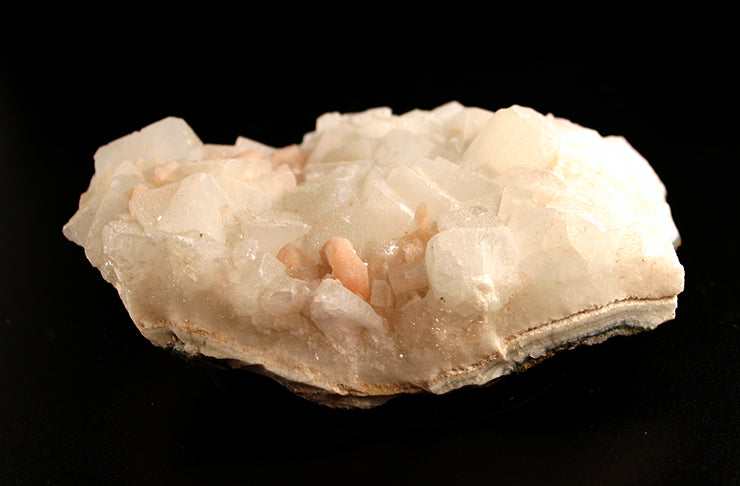 Crystal - Hydroxyapophylite crystals with stilbite spears