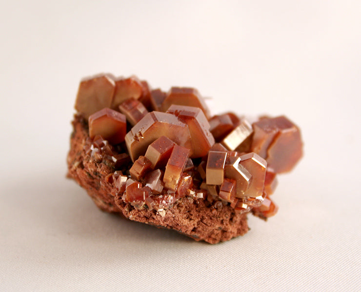 Crystal - Vanadinite cluster from Morocco