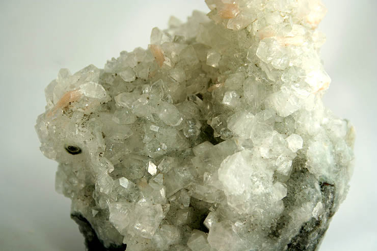 Apophyllite crystals from top