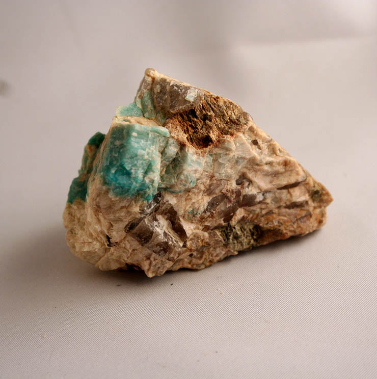Amazonite  - microcline, front view