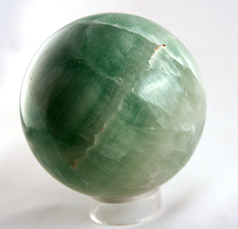 Sphere - Fluorite Sphere in Green - Large 3" diameter