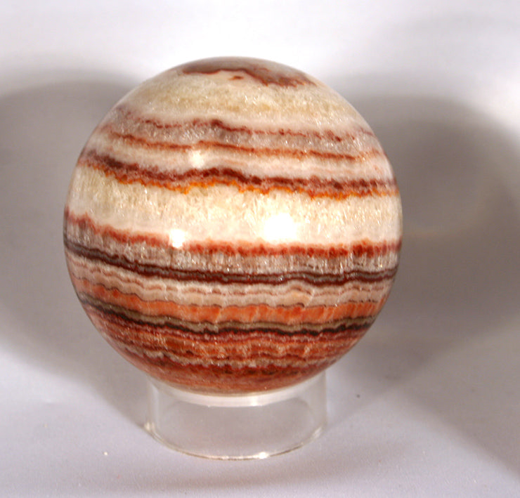 Sphere - banded agate- polished
