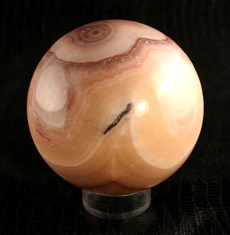 60121_Agate Sphere -side with black vein
