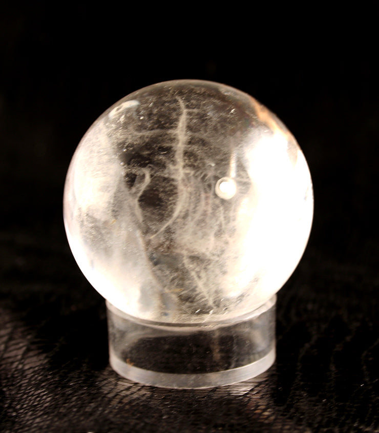60125-Crystal Balls in clear crystal - medium