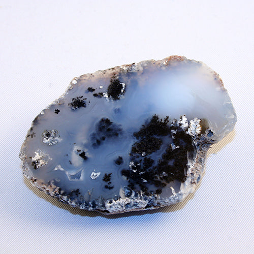 Agate - Marfa Agate with classic agate banding and mossy structures